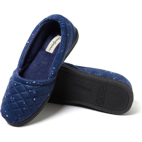 Women Closed Back Memory Foam Comfort Slip On Loafer With Rubber Sole Slipper - Picture 2 of 6